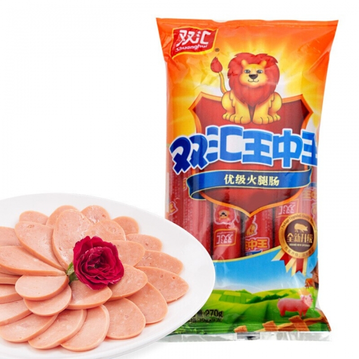整箱ลัง】双汇王中王火腿肠30g*9支*10袋/箱 - 泰华国货商城-泰华国货商城
